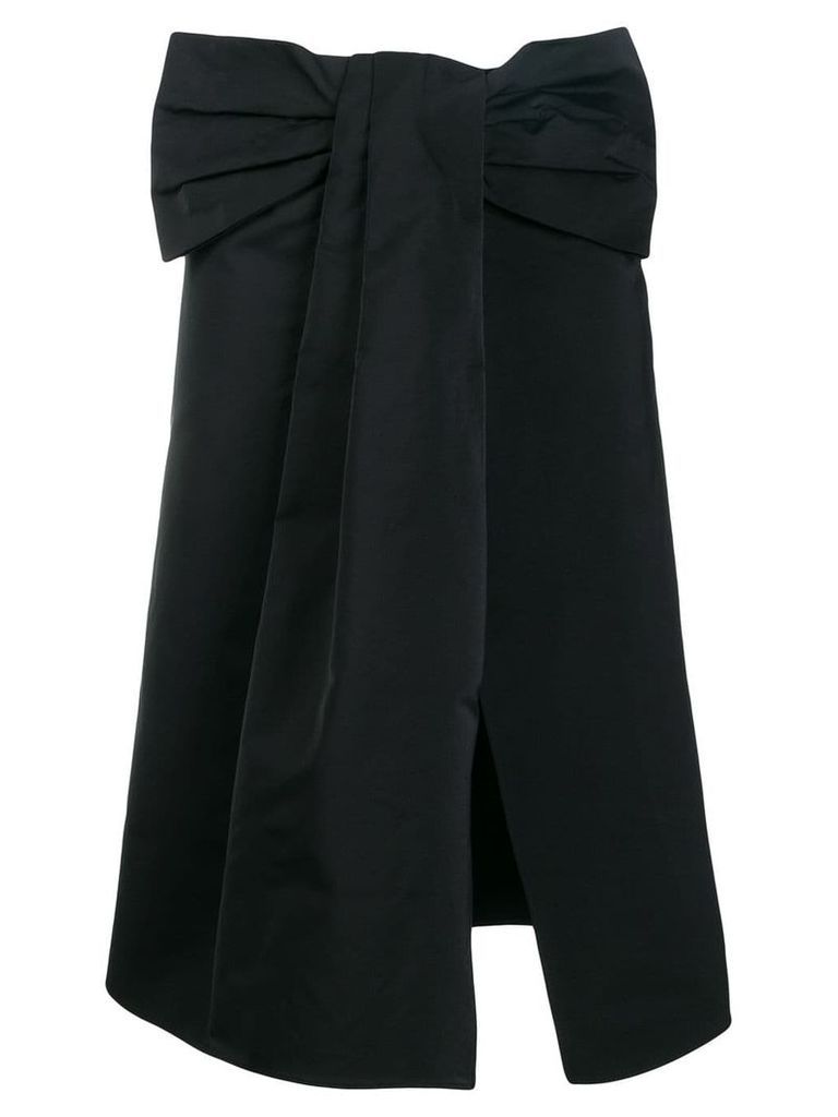 Rochas bow detail skirt - Black