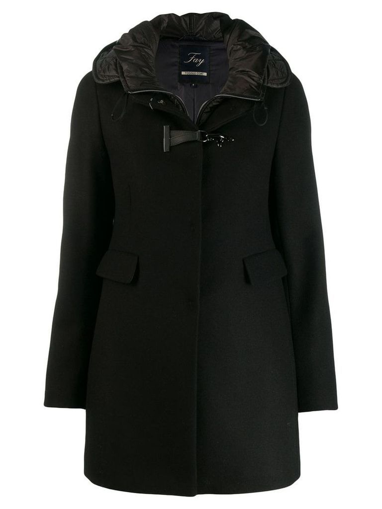 Fay waterproof hood coat - Black