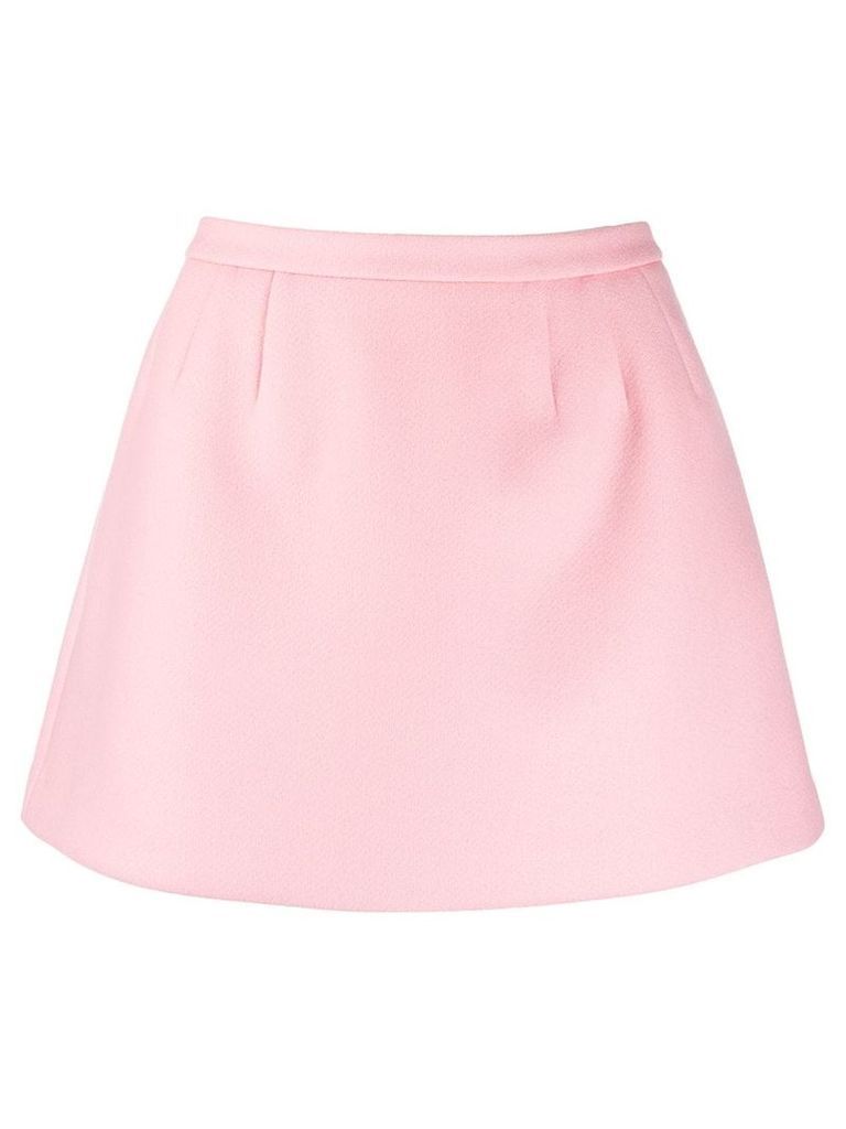 Red Valentino A-line short skirt - Pink