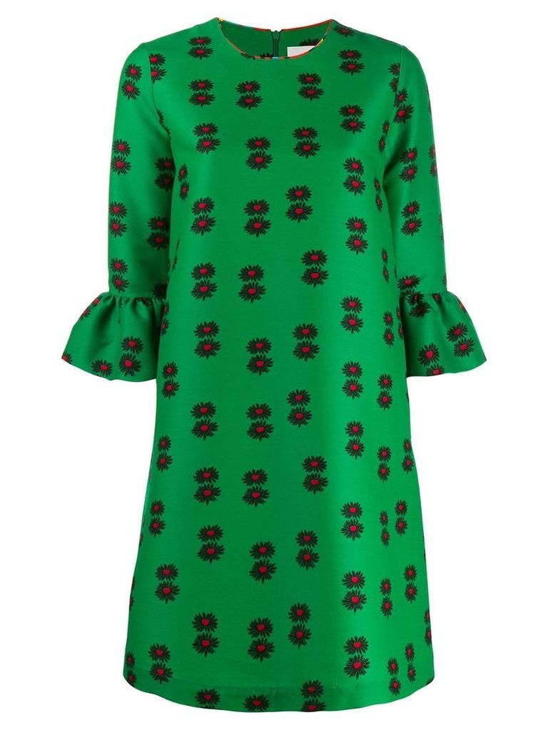 La Doublej 24/7 floral print mini dress - Green