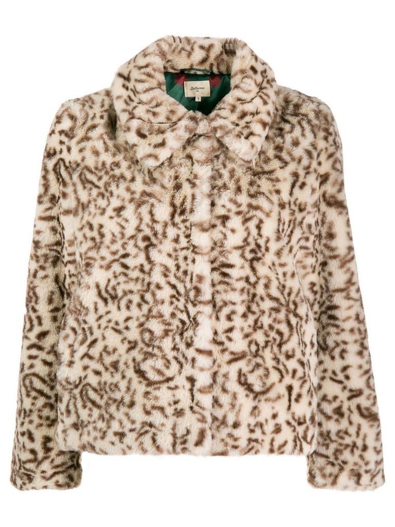 Bellerose leopard faux fur jacket - NEUTRALS