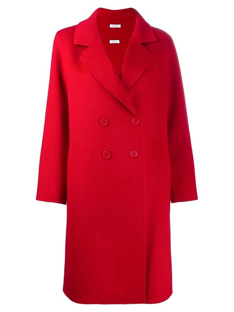 P.A.R.O.S.H. classic double-breasted coat - Red