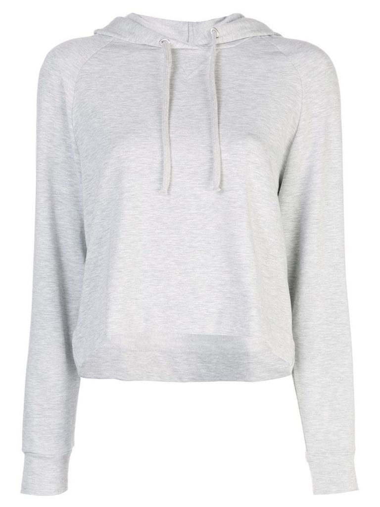 Majestic Filatures cropped hoodie - Grey