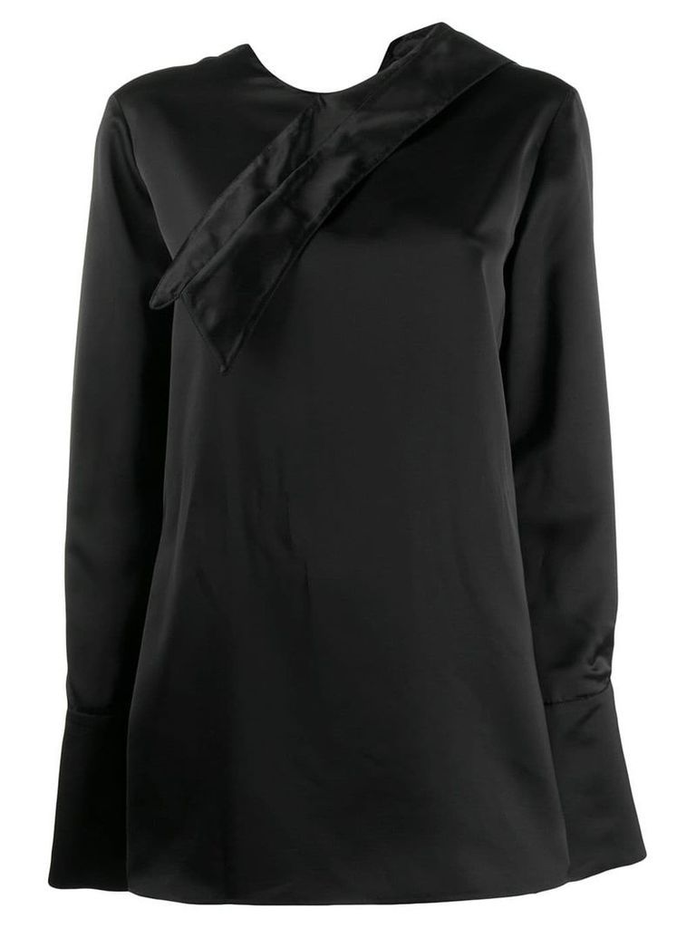 Marni spread collar blouse - Black