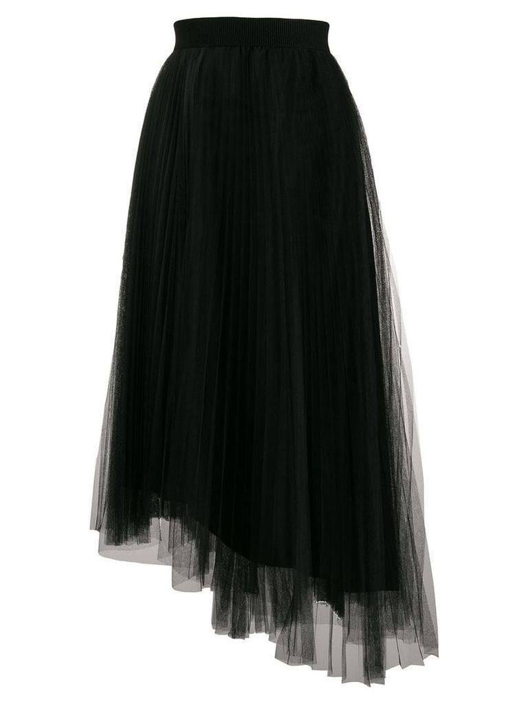 Fabiana Filippi pleated midi skirt - Black