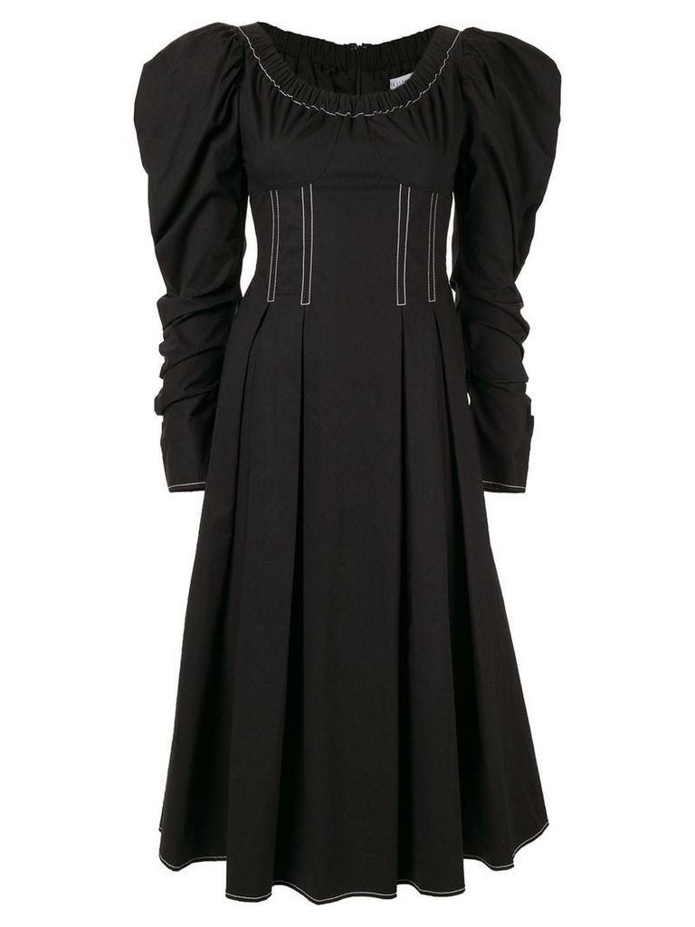 Rejina Pyo Carla puff-shoulder dress - Black