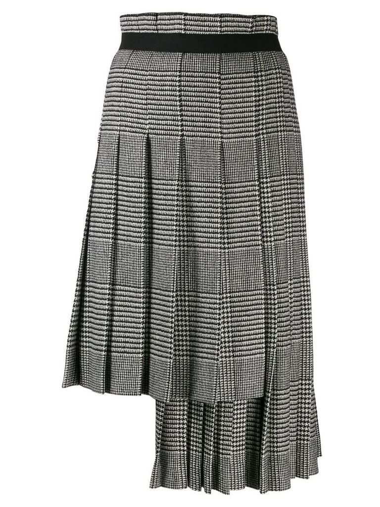 Ermanno Scervino asymmetric pleated skirt - Black