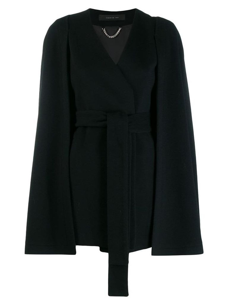 Federica Tosi cape coat - Black