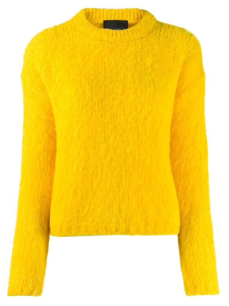 Erika Cavallini knitted jumper - Yellow