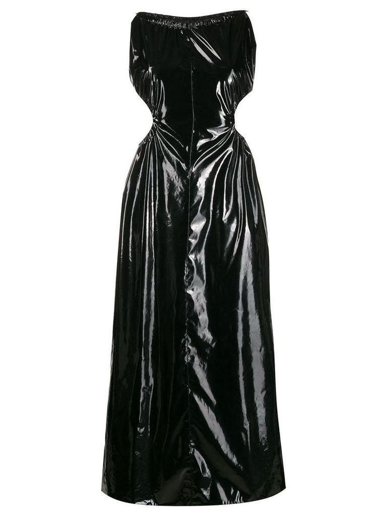 Maison Margiela PVC halterneck dress - Black