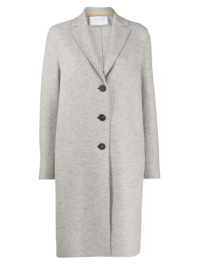 Harris Wharf London single-breasted coat - Grey
