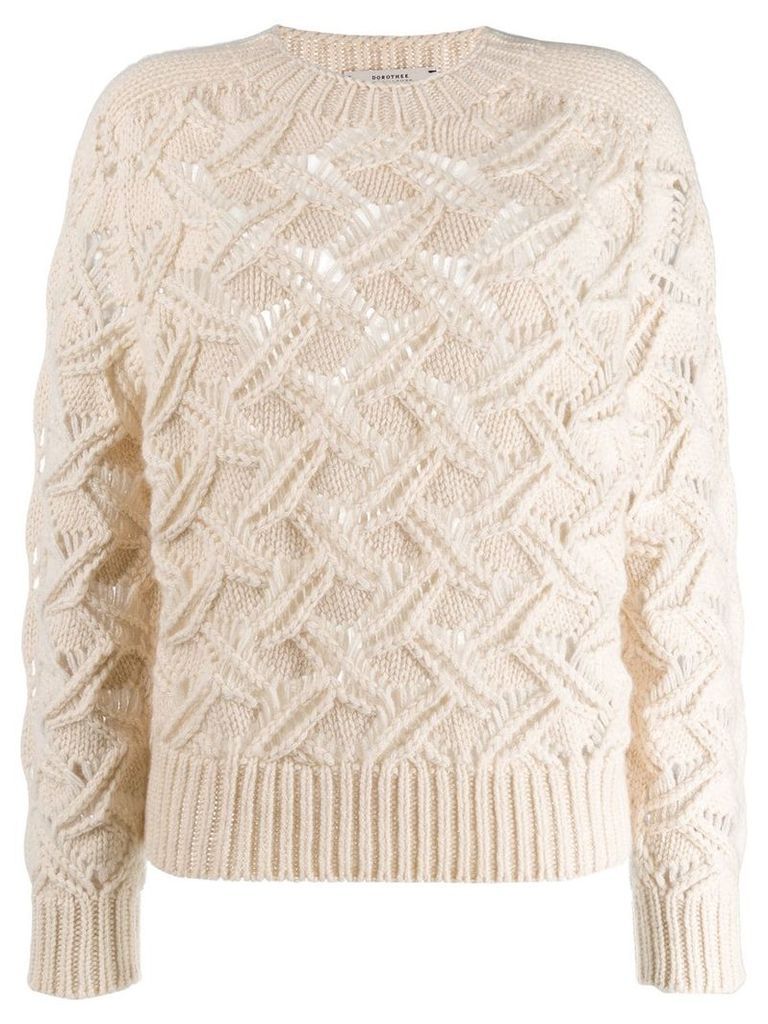 Dorothee Schumacher knitted fitted sweater - White