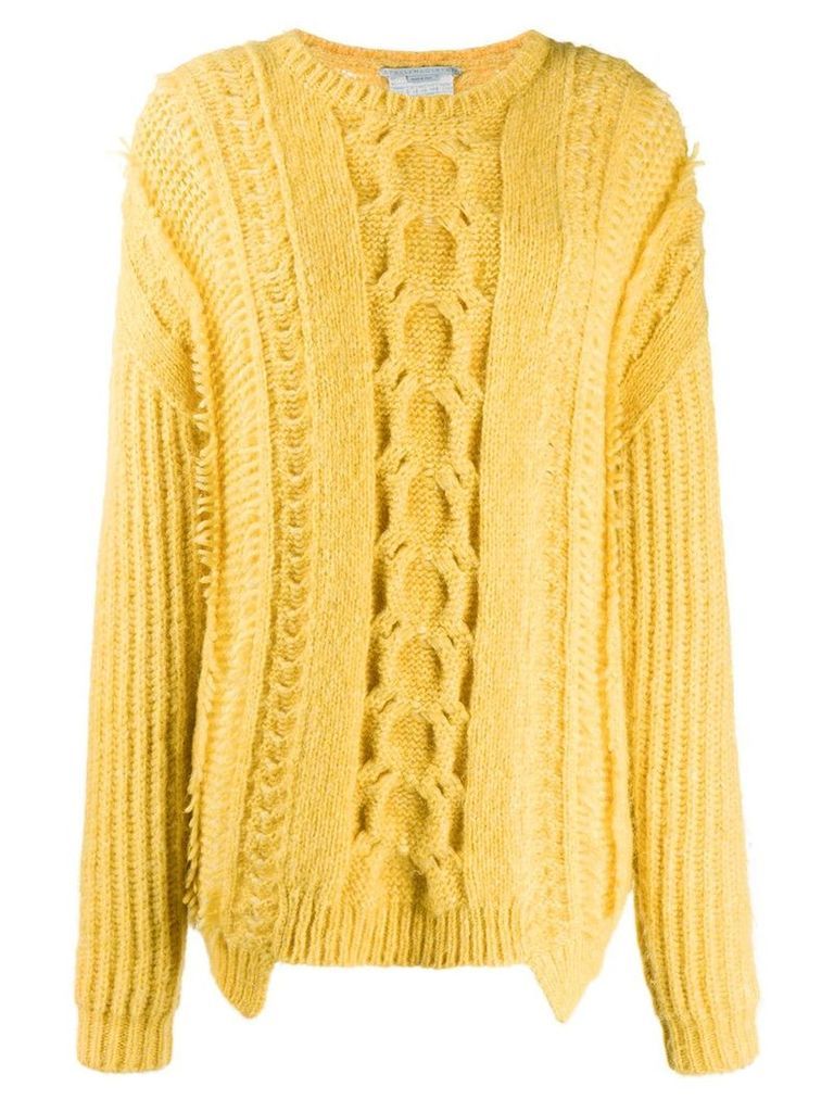 Stella McCartney cable knit sweater - Yellow