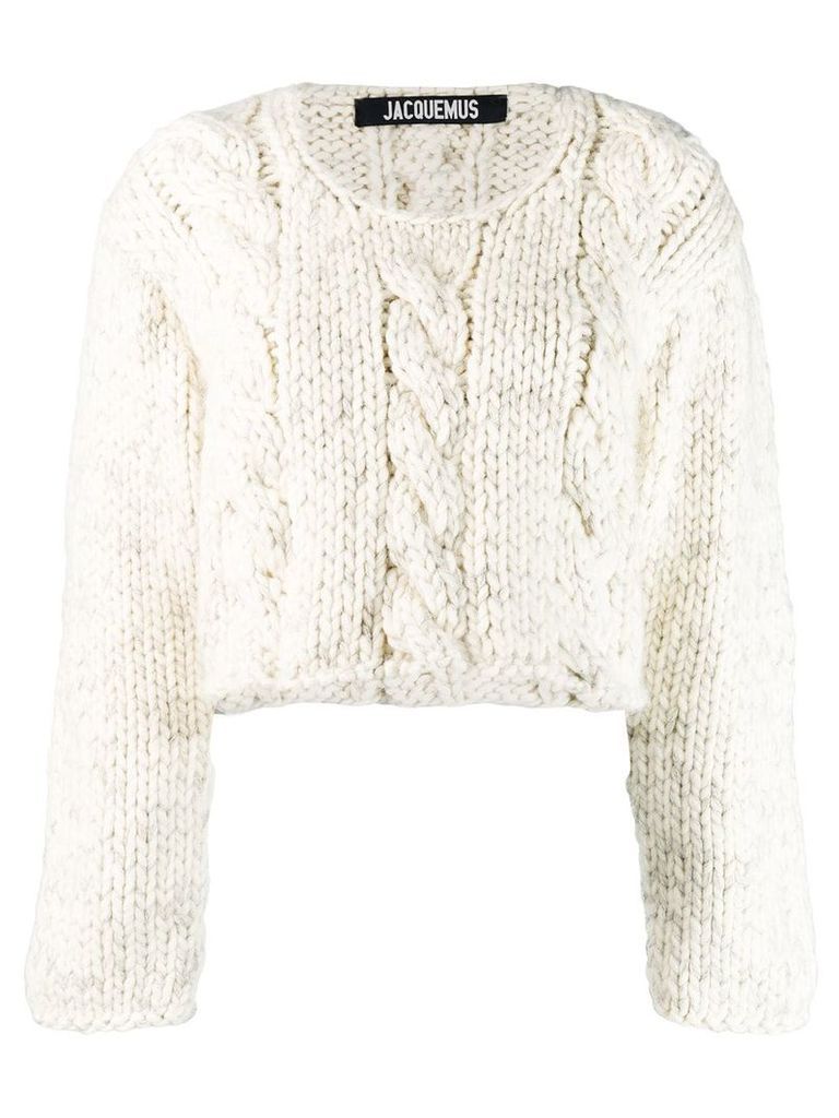 Jacquemus La Maille Lima sweater - NEUTRALS