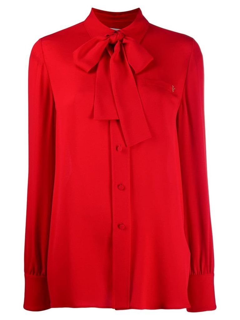 Valentino V plaque blouse - Red