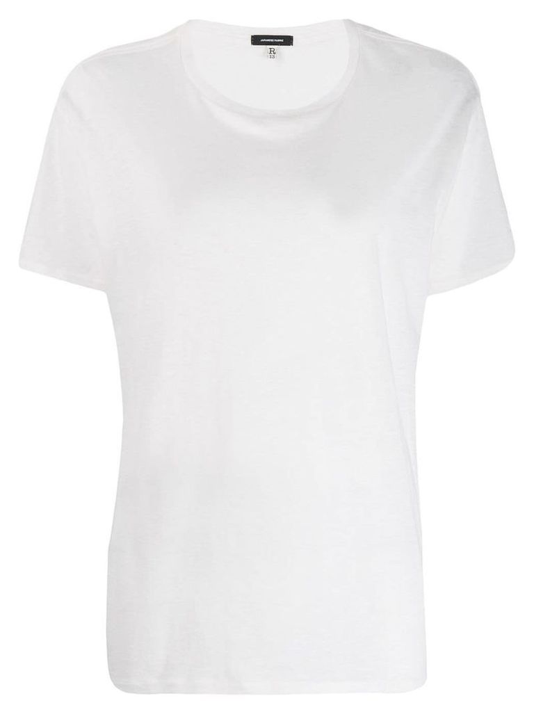 R13 boyfriend T-shirt - White