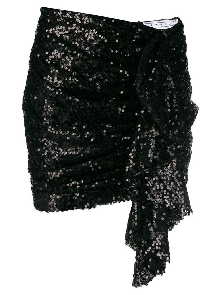 In The Mood For Love Emely sequin skirt - Black