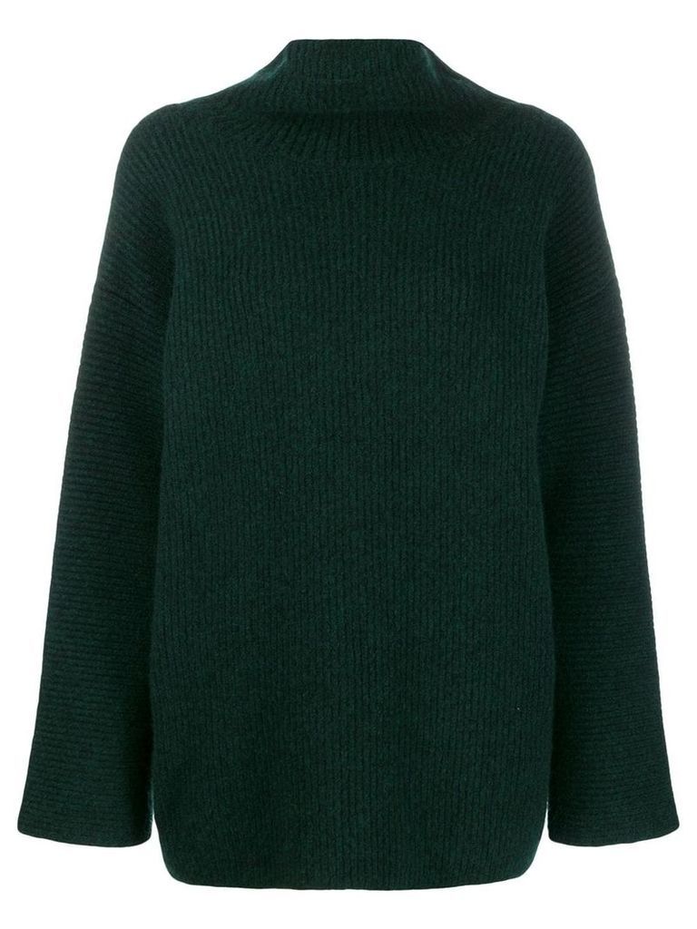 Jacquemus ribbed turtle neck jumper - Green
