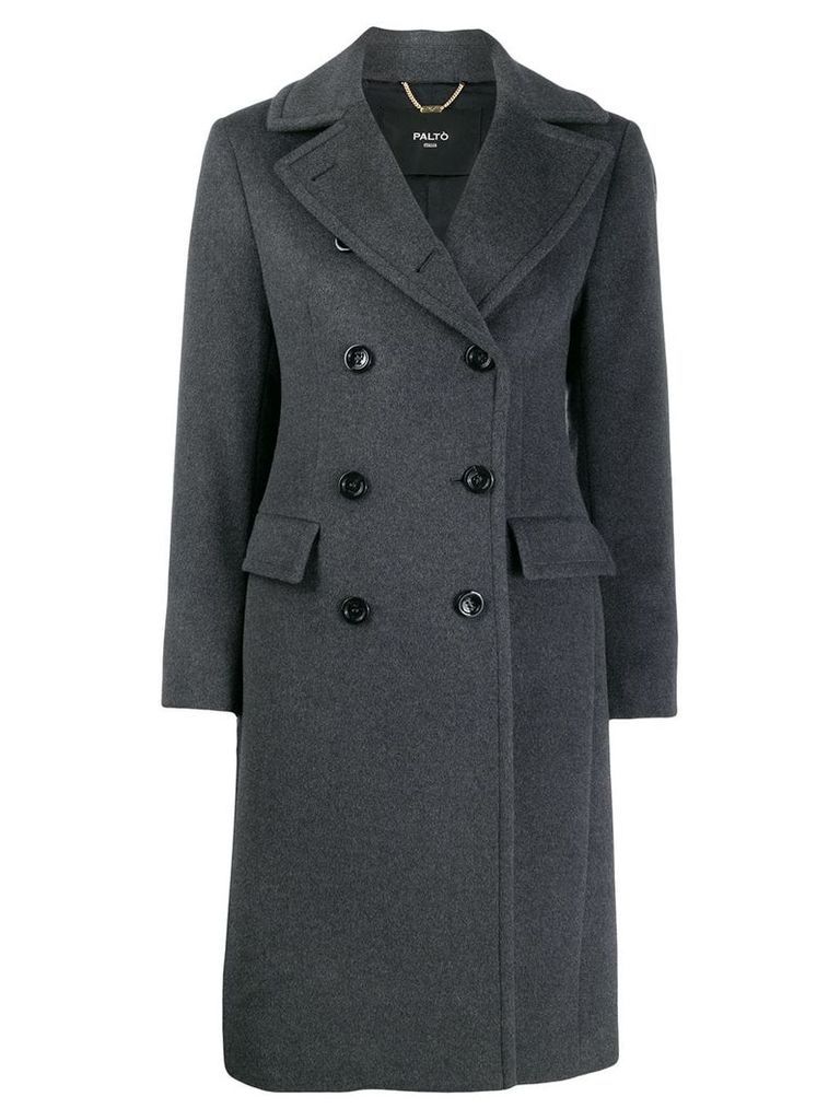 Paltò double buttoned coat - Grey