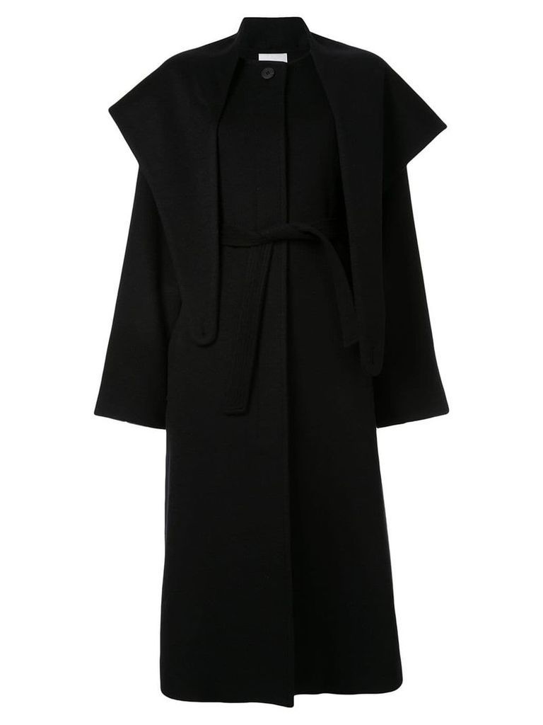 Le 17 Septembre layered cape coat - Black