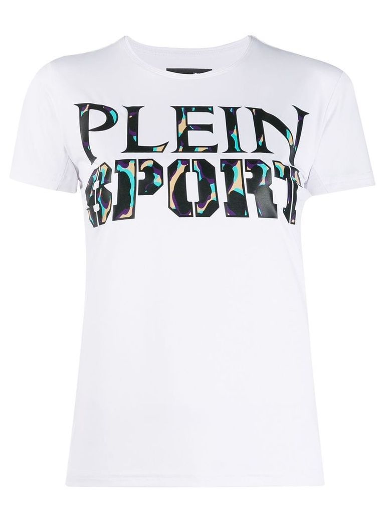 Plein Sport logo print T-shirt - White