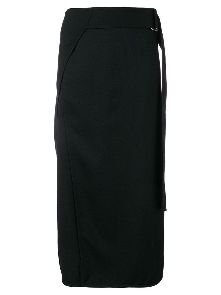 Victoria Beckham belted midi skirt - Black