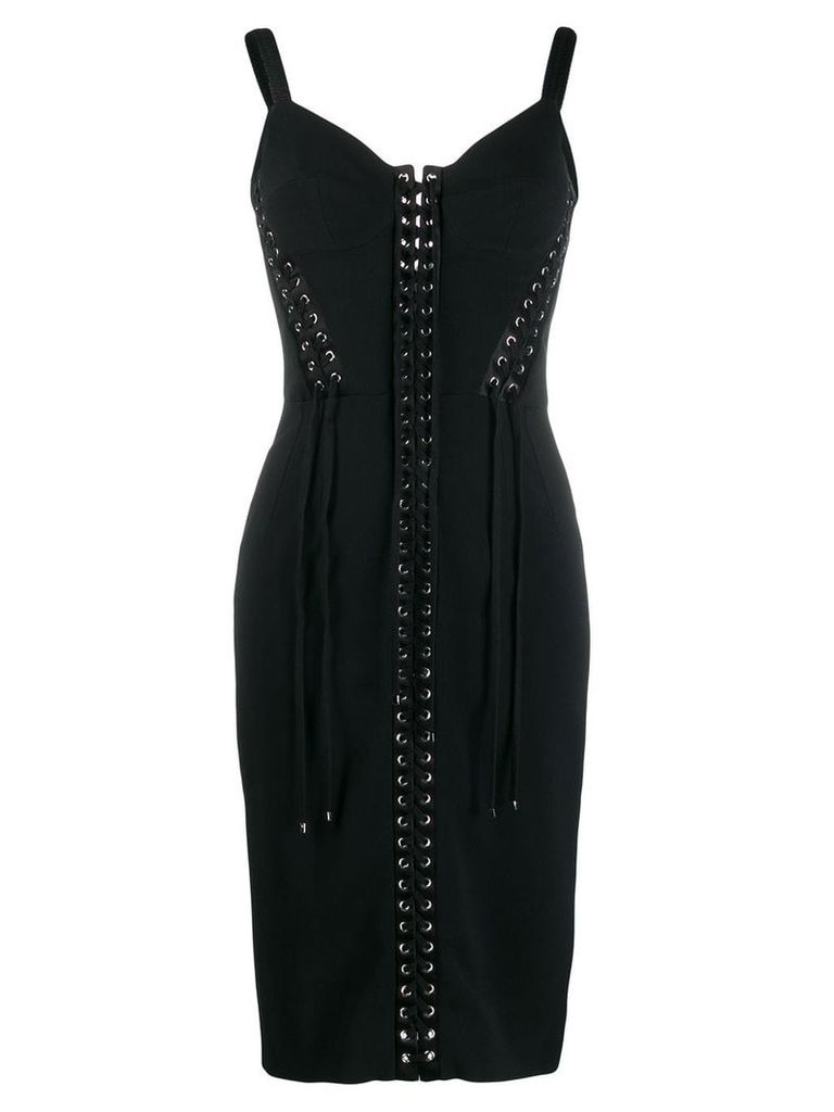 Dolce & Gabbana stretch cady bustier dress - Black