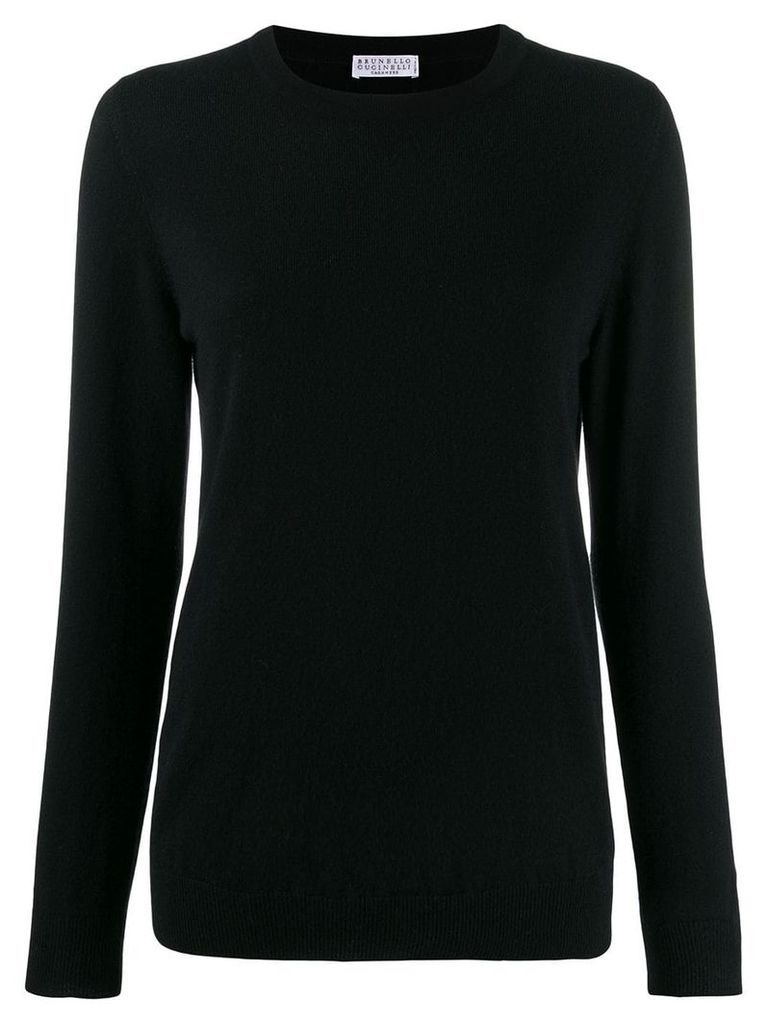 Brunello Cucinelli long sleeve sweater - Black