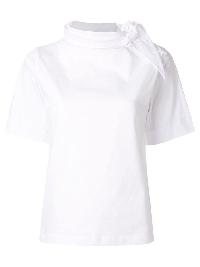 Cédric Charlier bandana detail T-shirt - White
