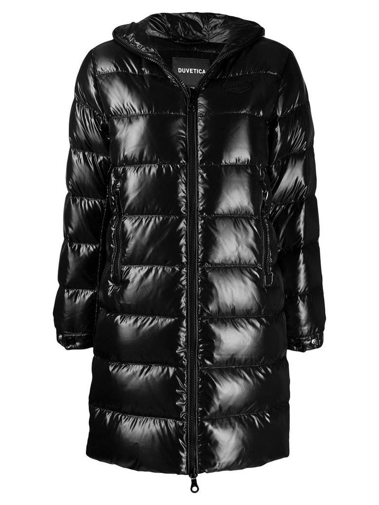 Duvetica hooded padded coat - Black