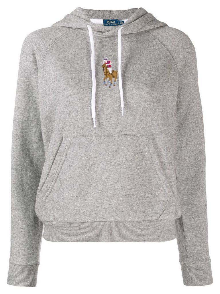 Polo Ralph Lauren logo hoody - Grey