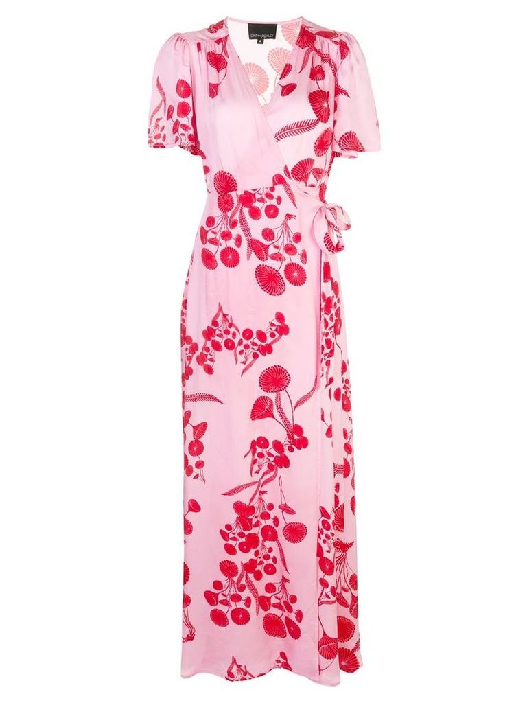Cynthia Rowley Krissy Wrap Dress - PINK