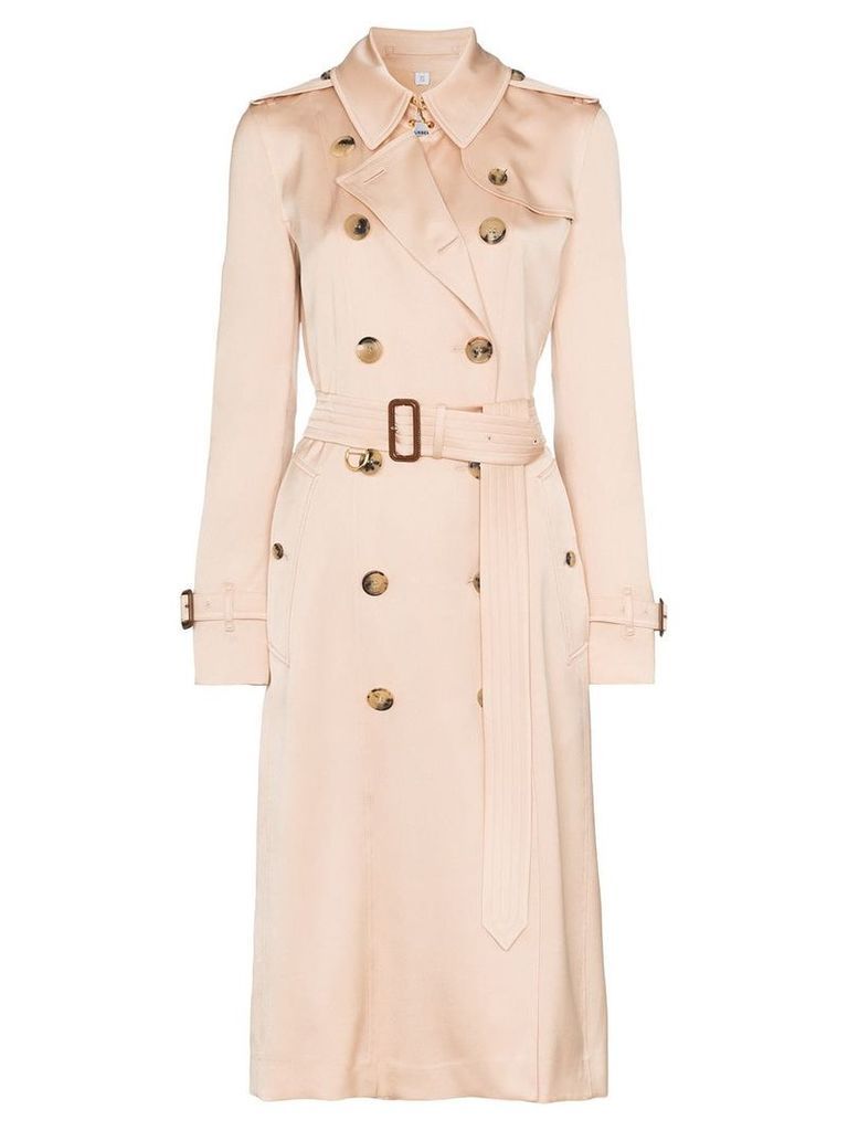 Burberry Boscastle double-breasted trench coat - Pink