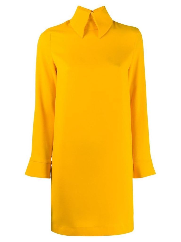 Erika Cavallini collared dress - Yellow