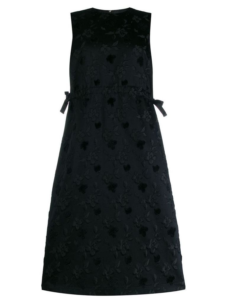 Comme Des Garçons Noir Kei Ninomiya floral shift dress - Black