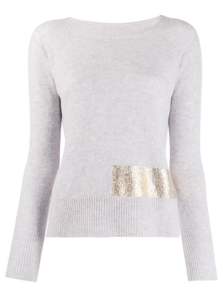 Pinko Giappone knitted top - Grey