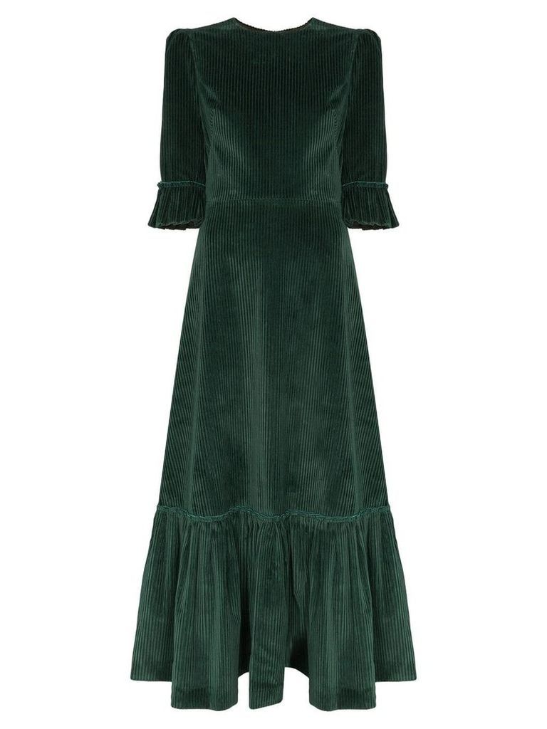 The Vampire's Wife corduroy maxi dress - Green