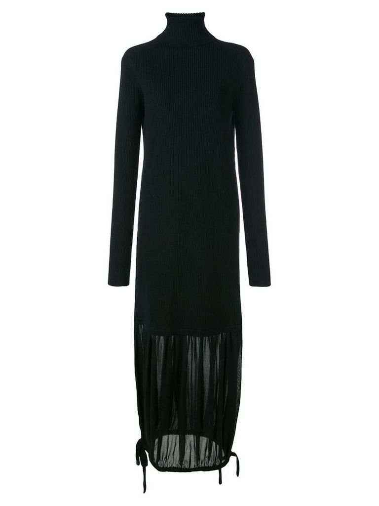 Tibi ribbed knit maxi dress - Black