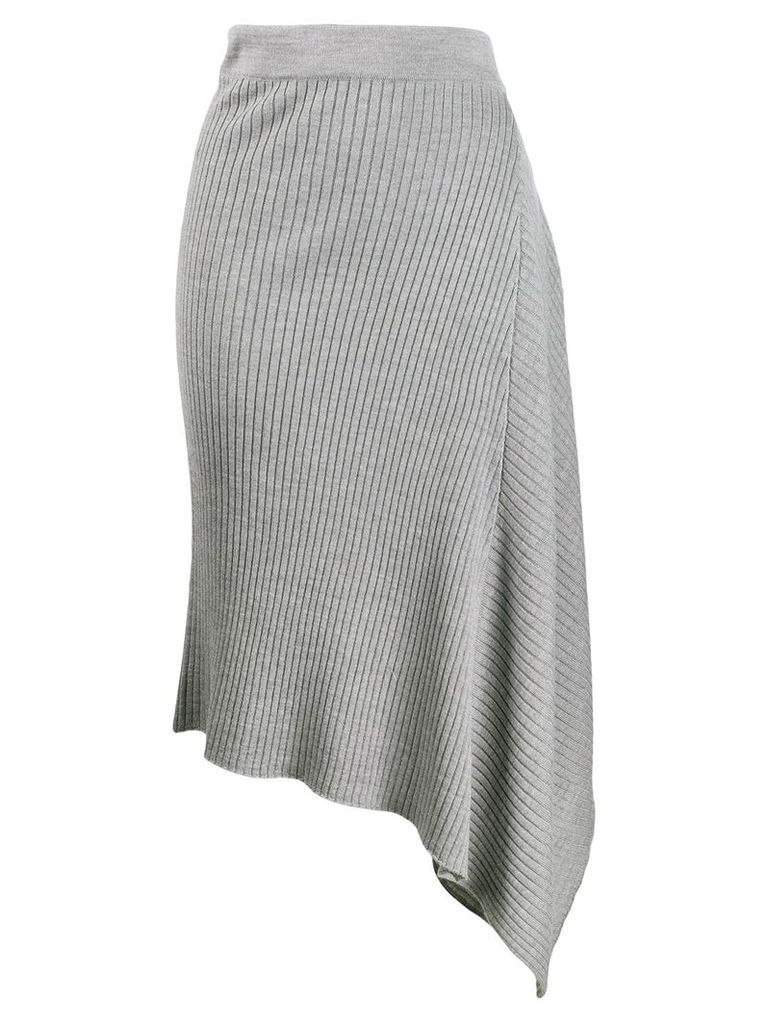 Pinko asymmetric knit skirt - Grey
