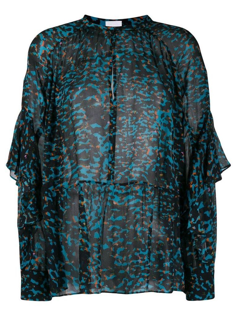 Lala Berlin printed Blythe blouse - Blue
