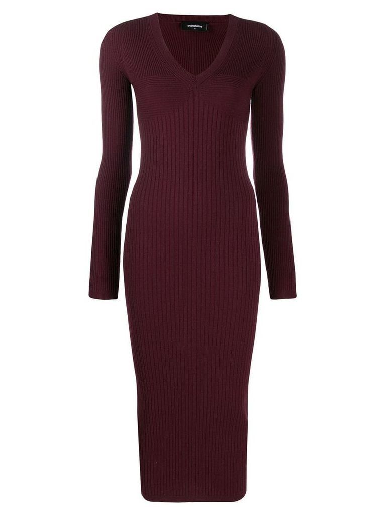 Dsquared2 fitted knitted dress