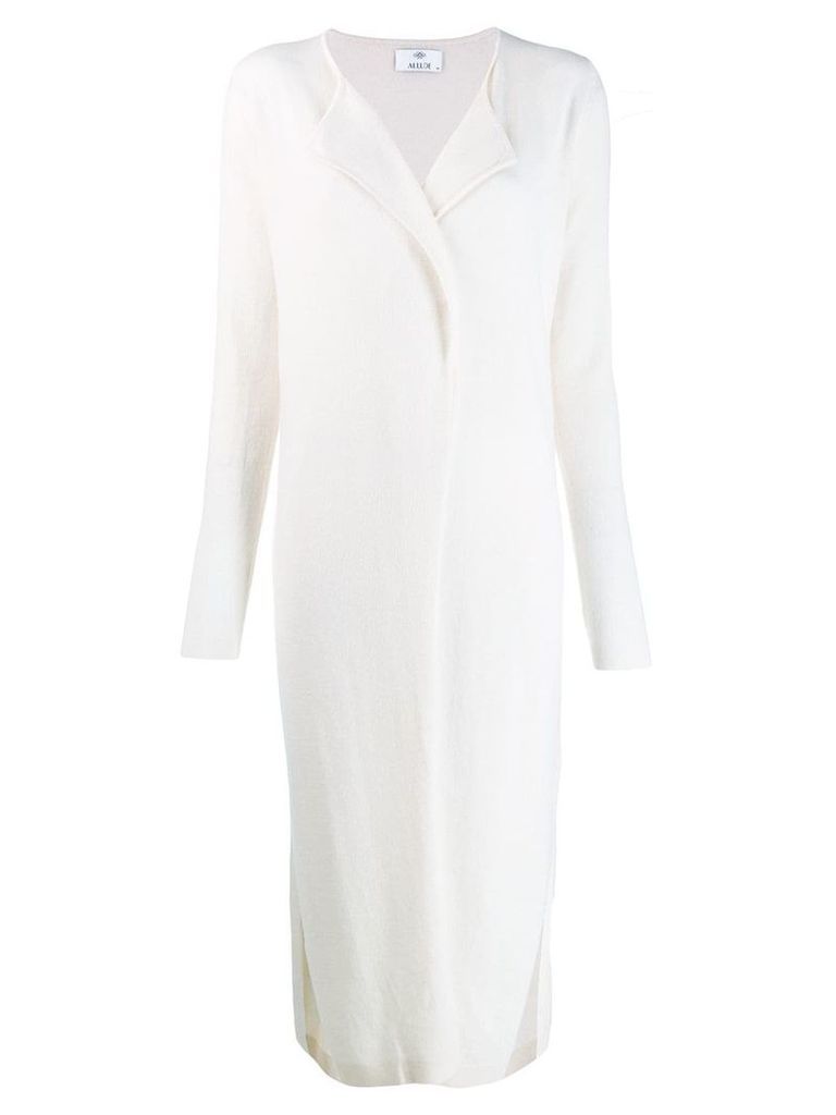 Allude open-front cardigan - White