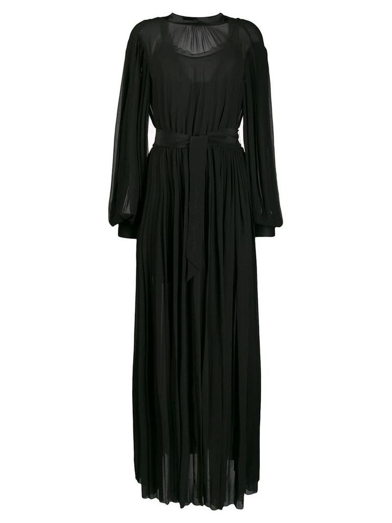 Karl Lagerfeld pleated shirt dress - Black