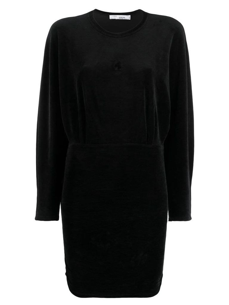 IRO velvet batwing dress - Black