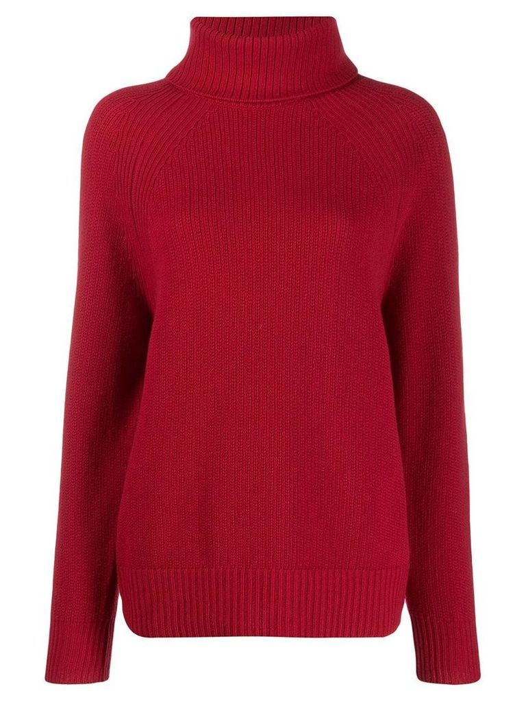 Woolrich loose-fit turtleneck jumper - Red