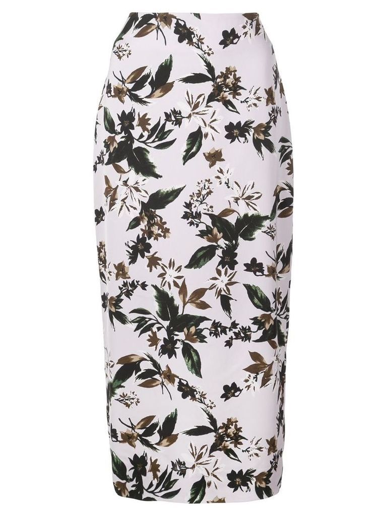 Diane von Furstenberg floral-print skirt - PURPLE