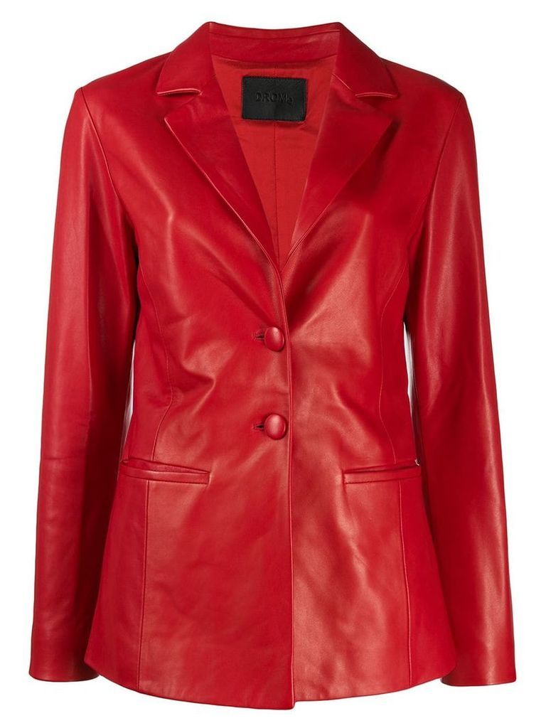 Drome leather blazer - Red