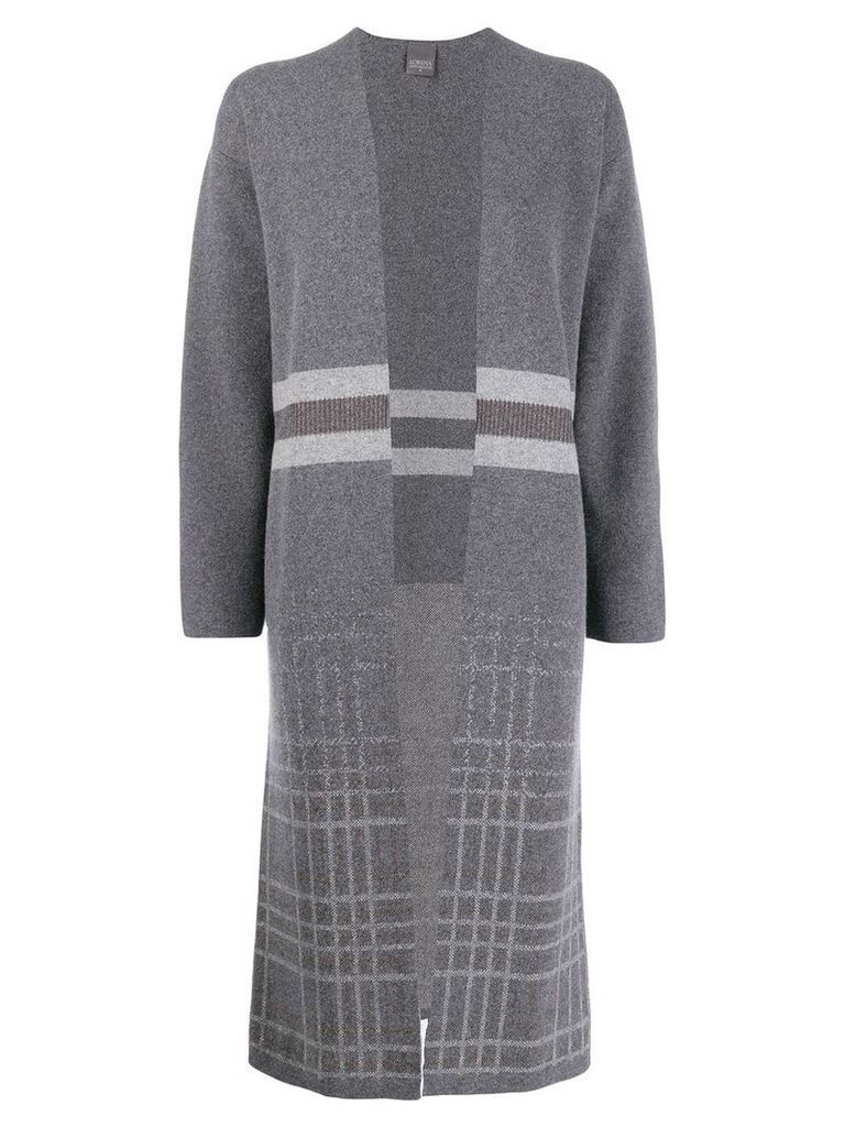Lorena Antoniazzi knitted long cardigan - Grey