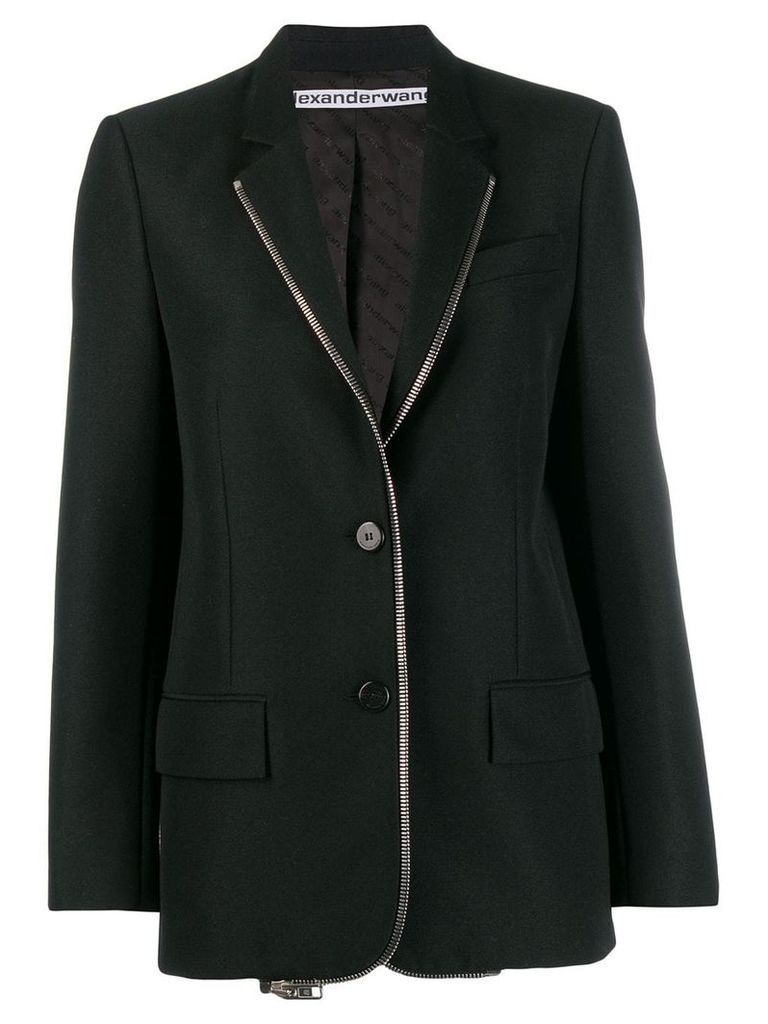 Alexander Wang zip detail blazer - Black