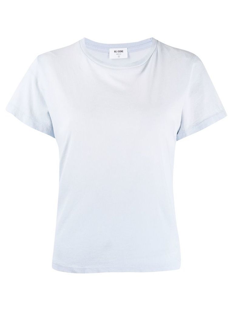 RE/DONE round neck T-shirt - Blue